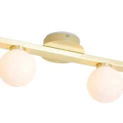 Plafonnier moderne en laiton IP44 4 lumières - Cederic