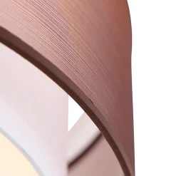 Plafonnier moderne marron avec blanc 50 cm 3 lumières - Drum Duo