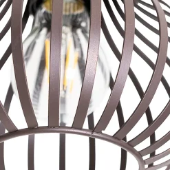 Plafonnier moderne marron 18 cm - Saffira