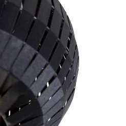 Plafonnier moderne noir 26 cm - Zoë