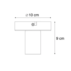 Plafonnier moderne noir - Facile