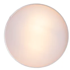 Plafonnier moderne rose 40 cm avec intérieur doré - Drum