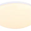 Plafonnier métal blanc, LED GWENDOLIN