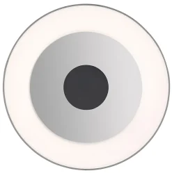 Plafonnier métal blanc mat, LED TERPSA