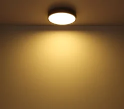 Plafonnier métal graphite, LED DORO