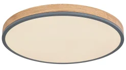 Plafonnier métal graphite, LED DORO