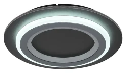 Plafonnier métal noir mat, LED JAYDEN