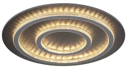 Plafonnier métal noir mat, LED JAYDEN