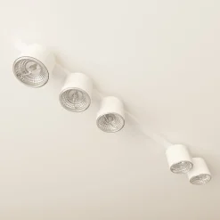 Plafonnier NANO 5 WHITE, Emibig Lighting, Fabriqué en EU