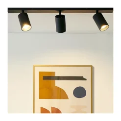 Plafonnier noir à trois projecteurs - Renzo