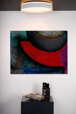 Plafonnier NURIA en acrylique avec LED intégré - Blanc - Lucide