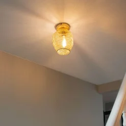 Plafonnier oriental doré - Nidum Bene