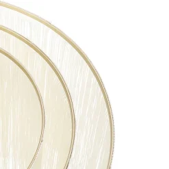 Plafonnier oriental doré avec abat-jour crème à franges - Franxa