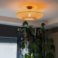 Plafonnier oriental en bambou 50 cm - Ostrava