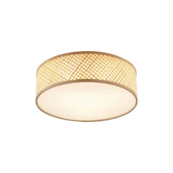 Plafonnier oriental en bambou naturel 40 cm - Tremmo