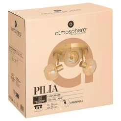 Plafonnier Pilia ambre 25x16cm - Atmosphera