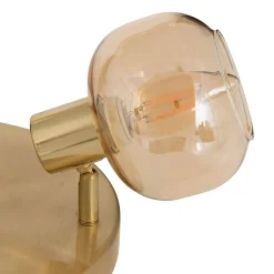 Plafonnier Pilia ambre 25x16cm - Atmosphera