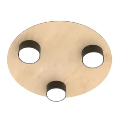 Plafonnier PIXO 3 BL, Emibig Lighting, Fabriqué en EU