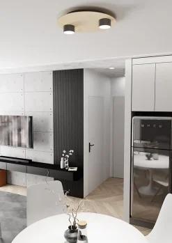 Plafonnier PIXO 2 BL, Emibig Lighting, Fabriqué en EU