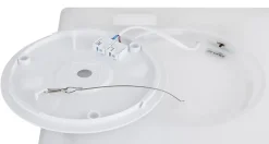 Plafonnier plastique noir, LED SAPANA