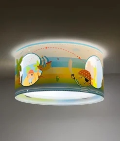 Plafonnier Pour Enfant Pirate Island Île Des Pirates