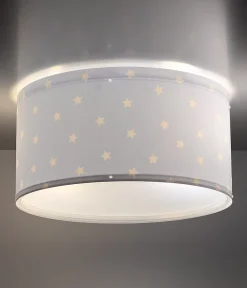 Plafonnier pour enfant Star Light Lumière Étoilée bleu