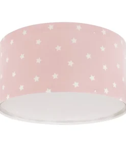 Plafonnier pour enfant Star Light Lumière Étoilée rose