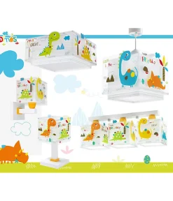 Plafonnier pour enfants à 3 lampes Dinos Dinosaures