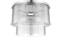 Plafonnier Rhyolit GoodHome E27 IP20 ⌀41,4cm argent