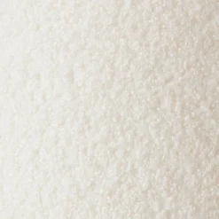 Plafonnier rond tissu bouclette Teddy blanc Ø35cm IP20 E27 20W Brilliant