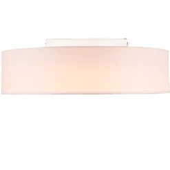 Plafonnier rose 40 cm avec LED - Drum LED