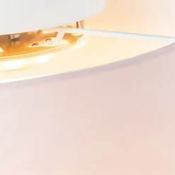 Plafonnier rose 40 cm avec LED - Drum LED