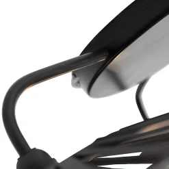 Plafonnier rural noir 3 lumières - Leia