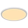 Plafonnier salle de bain blanc LED integrée Solidaster blanc chaud, neutre Ø.29,4cm IP44 1600lm 14.5W GoodHome