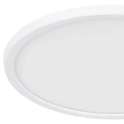Plafonnier salle de bain blanc LED integrée Solidaster blanc chaud, neutre Ø.29,4cm IP44 1600lm 14.5W GoodHome