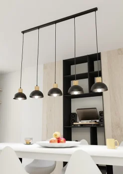 Plafonnier SECO 5 BL, Emibig Lighting, Fabriqué en EU