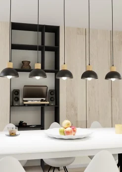 Plafonnier SECO 5 BL, Emibig Lighting, Fabriqué en EU