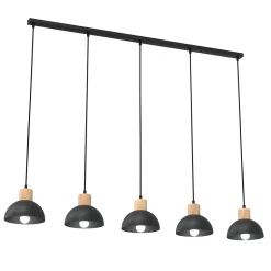 Plafonnier SECO 5 BL, Emibig Lighting, Fabriqué en EU