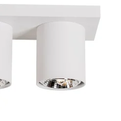 Plafonnier spot moderne blanc 3 lumières - Tubo