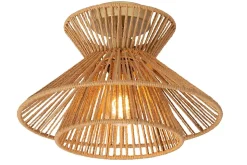 Plafonnier TASMAN en papier avec 1xE27 - Naturel - Lucide
