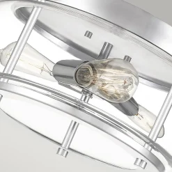 Plafonnier Trilogy 3 lumières Abat-Jour En Verre