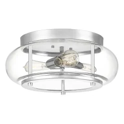 Plafonnier Trilogy 3 lumières Abat-Jour En Verre