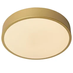 Plafonnier UNAR en acrylique avec LED intégré - Or Mat / Laiton - Lucide