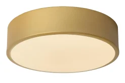 Plafonnier UNAR en acrylique avec LED intégré - Or Mat / Laiton - Lucide