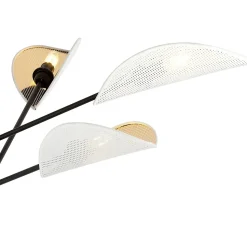 Plafonnier VENE 4 WHITE/GOLD, Emibig Lighting, Fabriqué en EU