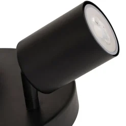 Plafonnier Vico noir 20x20cm - Atmosphera