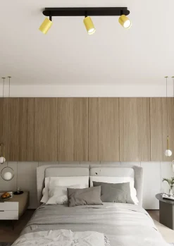 Plafonnier ZEN 3 BLACK, Emibig Lighting, Fabriqué en EU