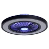 Plafonniers + ventilateur LED 'Arioso' D: 54 cm, en métal et plastique, avec de nombreuses fonctions