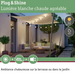 Plug & Shine Guirlande LED Naima Kit de base