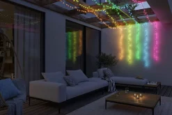 Plug & Shine Guirlande LED Yuna RGB 5m IP44 3W Noir